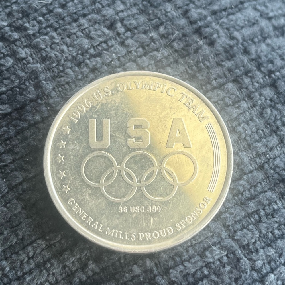 1996 Atlanta Olympics General Mills Commemorative Token – Yachting Sport Coin